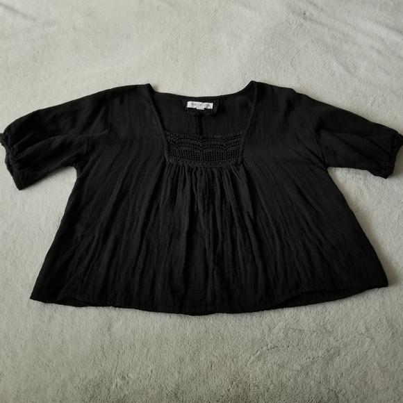 EMERSON FRY India Collection Rosemary Top Size XS/S - Black Organic - Picture 6 of 12